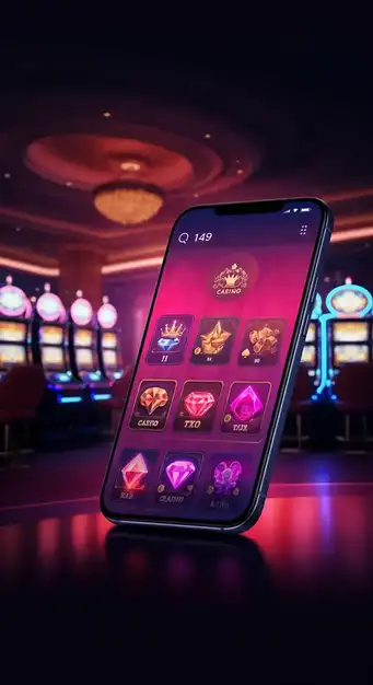 Overzicht van de gebruikersinterface van NV Casino met diverse populaire spellen en lopende promoties