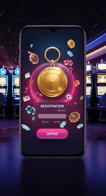 Schermweergave van de Casino NV registratiepagina met een lege accountprofiel en document upload interface